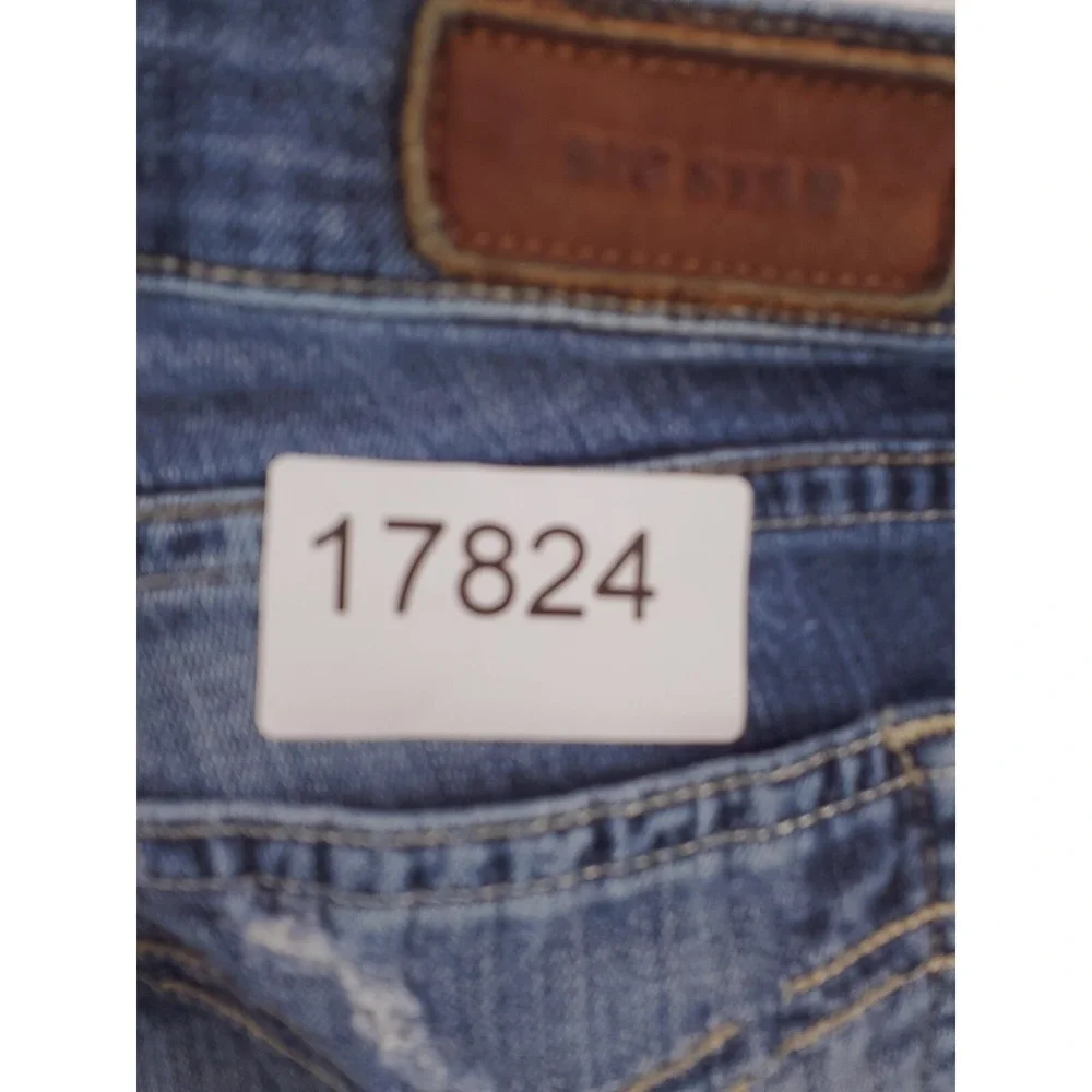 Big Star Jeans Womens 26‎ Maddie Bootcut Y2K Low Rise Distressed Stretch Denim